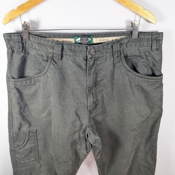 Vintage Arbor Wear Men 38x32 Utility Work Outdoor Jeans Pants ants Tree Climbers - Picture 3 of 8
